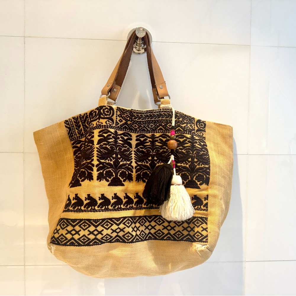 Embroidered Tote